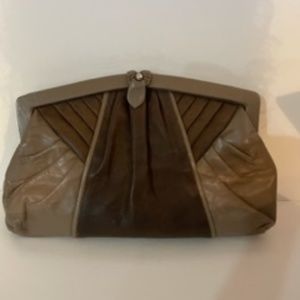 Charles Klein Large Genuine Leather Purse- made in Italy